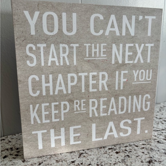 Other - Inspirational Quote Wall Art - Neutral Beige & White